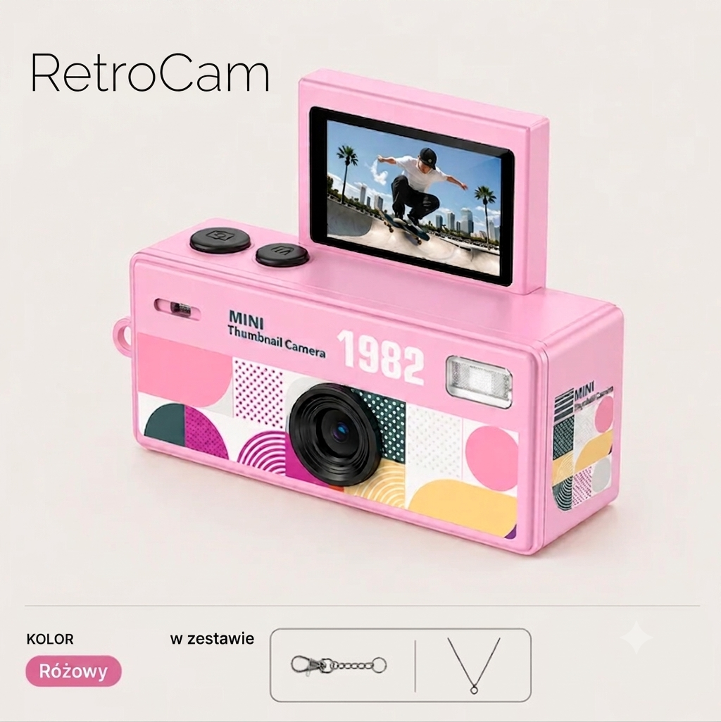 RetroCam Flip - Wspomnienia w klimacie Retro